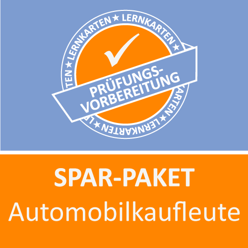 Spar-Paket Automobilkaufmann - Lernkarten