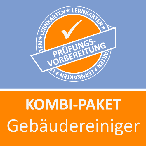 Kombi-Paket Gebäudereiniger - Lernkarten