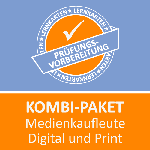 Kombi-Paket Medienkaufmann Digital und Print - Lernkarten