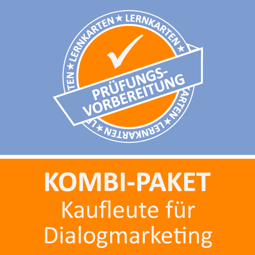 Kombi-Paket Kaufmann für Dialogmarketing - Lernkarten