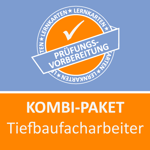 Kombi-Paket Tiefbaufacharbeiter - Lernkarten