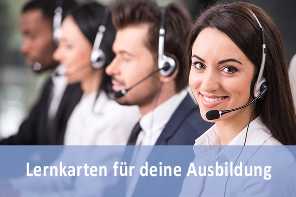 Lernkarten Servicefachkraft für Dialogmarketing für die Prüfungsvorbereitung