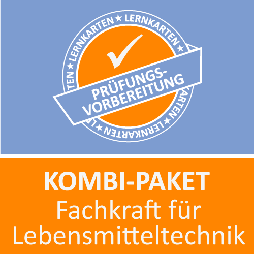 Kombi-Paket Fachkraft für Lebensmitteltechnik - Lernkarten