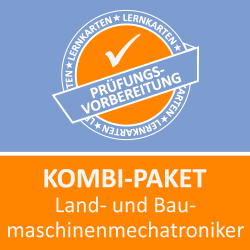 Kombi-Paket Land- und Baumaschinenmechatroniker - Lernkarten