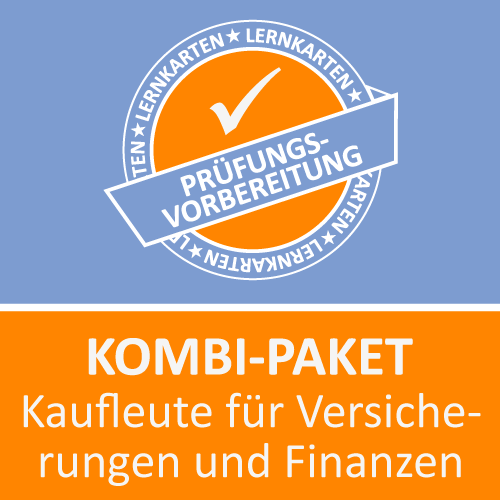 Kombi-Paket Kaufmann für Versicherungen und Finanzen - Lernkarten