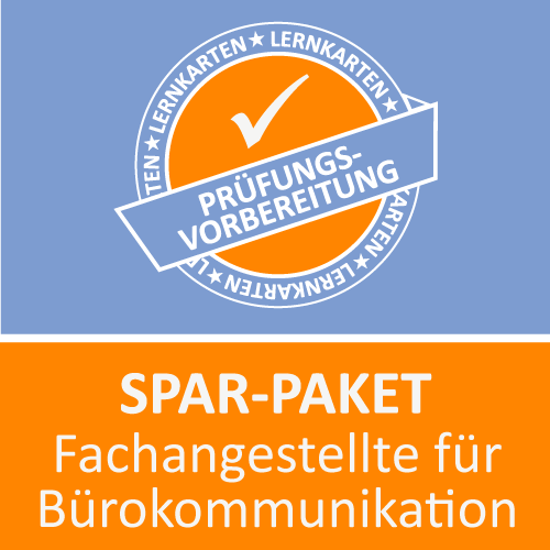 Spar-Paket Fachangestellte für Bürokommunikation - Lernkarten