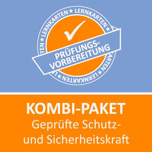 Kombi Paket Lernkarten Geprüfte Schutz- und Sicherheitskraft