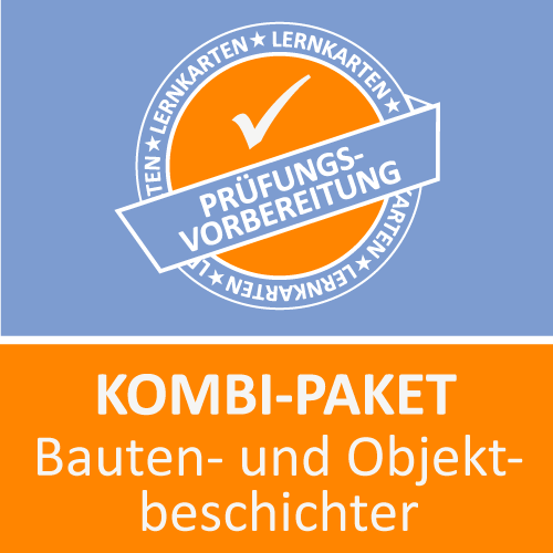 Kombi-Paket Bauten- und Objektbeschichter - Lernkarten