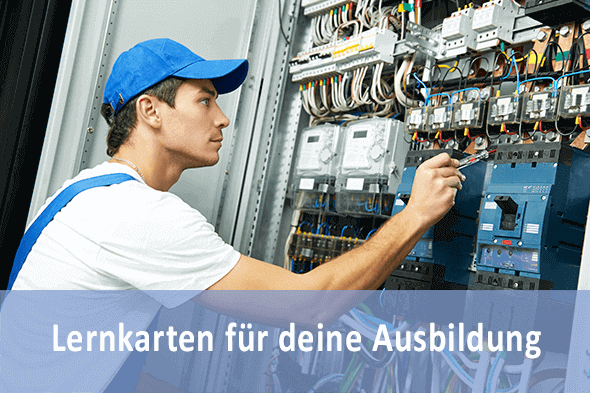 Lernkarten Elektroniker FR Energie- und Gebäudetechnik für die Prüfungsvorbereitung