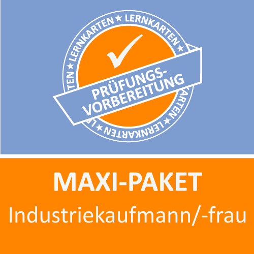 Maxi-Paket Industriekaufmann - Lernkarten