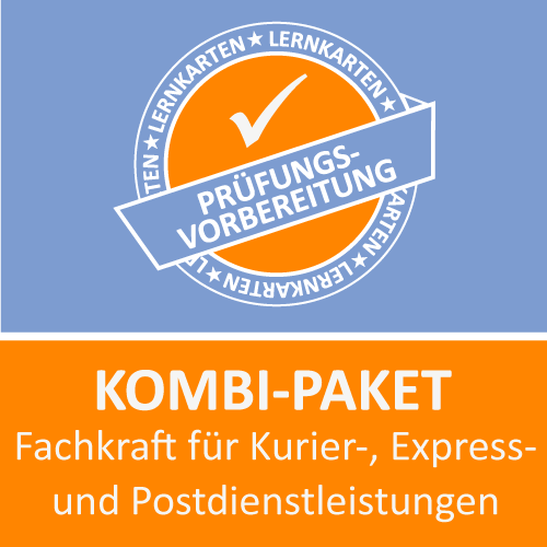 Kombi-Paket Fachkraft für Kurier‐, Express‐ und Postdienstleistungen - Lernkarten