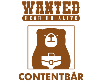 Contentbär gesucht