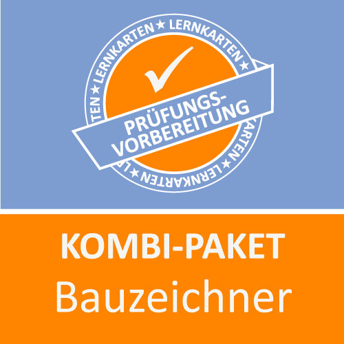 Kombi-Paket Bauzeichner - Lernkarten