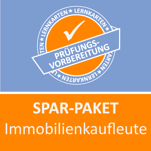 Spar-Paket Immobilienkaufmann - Lernkarten