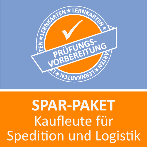 Spar-Paket Kaufmann für Spedition und Logistik - Lernkarten