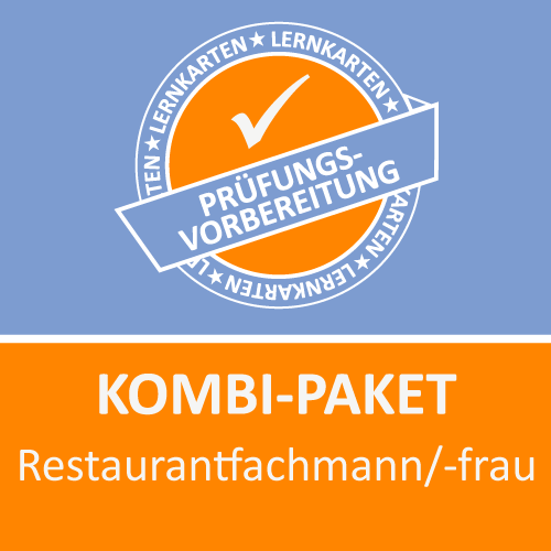 Kombi-Paket Restaurantfachmann - Lernkarten