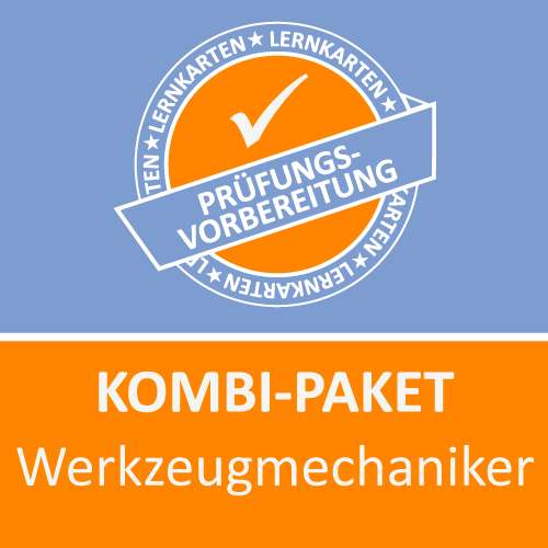 Kombi-Paket Werkzeugmechaniker - Lernkarten