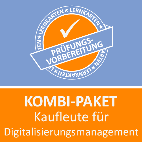 Kombi-Paket Kaufmann für Digitalisierungsmanagement - Lernkarten