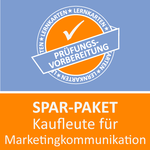 Spar-Paket Kaufmann für Marketingkommunikation - Lernkarten