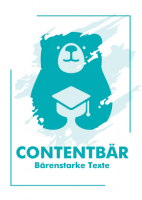 Contentbär - Poster Türkis