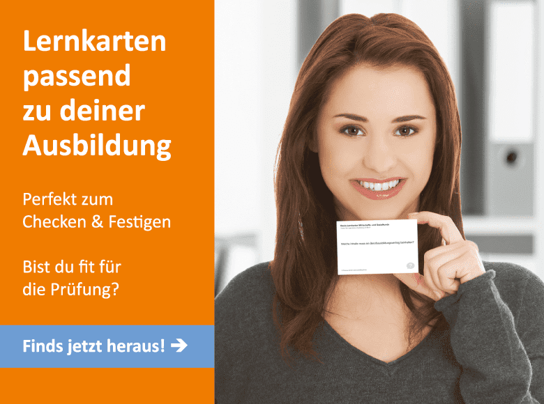 Lernkarten Ausbildung
