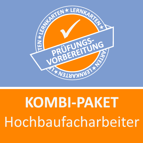 Kombi-Paket Hochbaufacharbeiter - Lernkarten