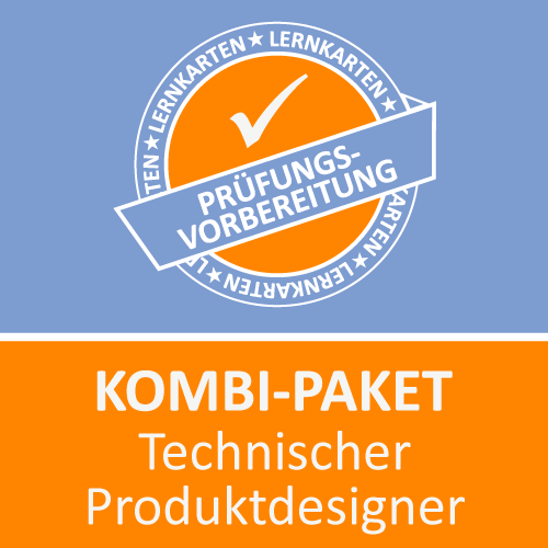 Kombi-Paket Technischer Produktdesigner - Lernkarten