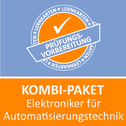 Kombi-Paket Elektroniker für Automatisierungstechnik - Lernkarten