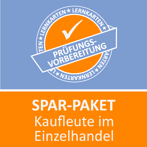 Spar-Paket Kauffrau im Einzelhandel - Lernkarten