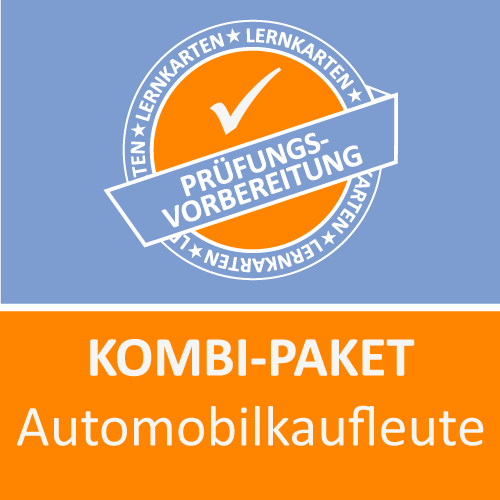 Kombi-Paket Automobilkaufmann - Lernkarten