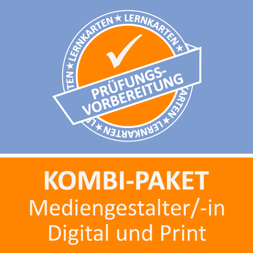 Kombi-Paket Mediengestalter Digital und Print - Lernkarten