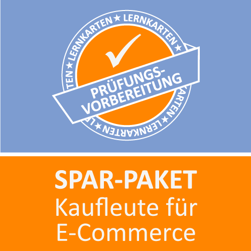 Spar-Paket Kaufmann für E-Commerce - Lernkarten